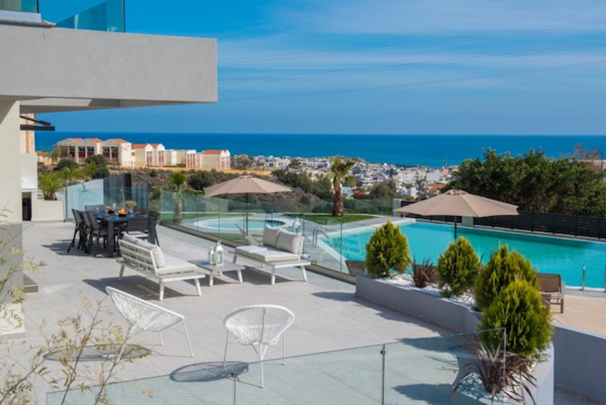 Orama Luxury 4 Bedrooms With Private Pool Hersonissos (Crete)